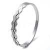 304 Stainless Steel Hinged Bangles for Women BJEW-A011-15P-4