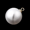 ABS Plastic Imitation Pearl Pendants FIND-H052-01I-04KCG-2