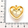 Brass Micro Pave Clear Cubic Zirconia Pendants KK-N268-52G-3