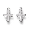 Non-Tarnish 304 Stainless Steel Tiny Cross Charms STAS-K195-16P-3