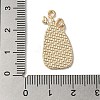 Thanksgiving Day Golden Tone Alloy Enamel Pendants ENAM-M002-01O-G-3