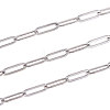 304 Stainless Steel Paperclip Chains CHS-CJ0001-02P-4