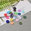 240G 24 Colors Handmade Polymer Clay Beads CLAY-JP0001-07-8mm-6