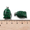 Synthetic Malachite Dyed Pendants G-B068-14P-01-3