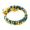 Snake Alloy Bangles for Women BJEW-Z135-01G-02-2