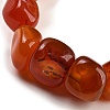Dyed & Heated Natural Agate Nugget Beaded Stretch Bracelets BJEW-H238-01C-2