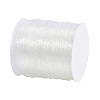 0.8mm Crystal Polyester Threads Transparent Jewelry Bracelet Beading Wire Cords EW-PH0001-0.8mm-02-9