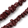 Spray Painted Synthetic Non-magnetic Hematite Beads Strands G-C248-E01-1