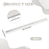 304 Stainless Steel Blank Sheets STAS-WH0044-115B-2