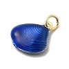 Brass Enamel Charms KK-A268-08G-04-2