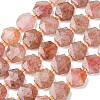 Natural Strawberry Quartz Beads Strands G-H344-A04-01-2