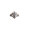 Brass Pave Cubic Zirconia Finger Rings FS-WGC2302-01-5