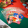 40Pcs 4 Styles  Christmas Theme OPP Self-adhesive Cookie & Snacks Package Bags CON-TAC0010-90A-6
