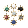 Natural & Synthetic Mixed Gemstone Pendants STAS-M092-10G-1