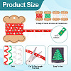 8 Yards 4 Colors Christmas Theme Polyester Printed Grosgrain Ribbons ORIB-TA0001-05A-3