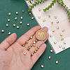 GOMAKERER 50Pcs Rack Plating Brass Spacer Beads KK-GO0001-83-3