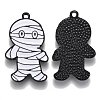 Halloween Theme Alloy Enamel Pendants X-ENAM-J649-09B-2