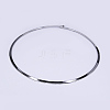 304 Stainless Steel Choker Necklaces NJEW-O094-09-1