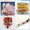 1 Strand Electroplated Natural Quartz Beads Strands G-PA0001-18B-5