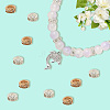 50Pcs 2 Colors Brass Rhinestone Beads KK-PA0001-04-6
