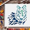 Plastic Reusable Drawing Painting Stencils Templates DIY-WH0172-321-6