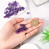 100Pcs 3 Styles Natural Amethyst Round Bead Strands G-TA0002-46-6