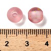Frosted Transparent Acrylic Beads OACR-F013-13C-3