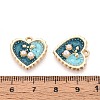 Alloy Enamel Pendants PALLOY-T092-38G-01-3