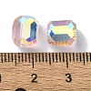 AB Color Plated Glass Beads GLAA-F108-12B-14-3