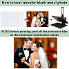 Aluminum Heat Transfer Printing Blanks DIY-CP0013-09B-6