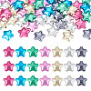 56Pcs 7 Colors UV Plating Opaque Acrylic Beads PACR-TA0001-25-2