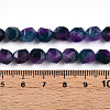 Dyed Natural White Jade Beads Strands X-G-T139-8mm-45C-5