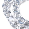 Electroplate Glass Beads Strands EGLA-Q128-07A-AB05-3