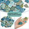 500G 4 Styles Mosaic Tiles Porcelain Cabochons DIY-SP0007-72-5