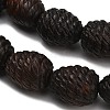 Carved Jujube Wood European Beads WD-CBAC5FE-02-3