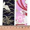 12 Yards 12 Colors Japanese Kimono Style Floral Cotton Ribbon OCOR-GF0001-70-4