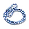 Electroplate Glass Beads Strands EGLA-D030-06F-2