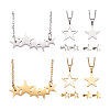 Kissitty 4 Set 4 Style Jewelry Set with 1Pc Necklace SJEW-KS0001-02-1