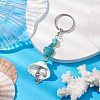 Synthetic Turquoise Keychain KEYC-JKC00843-01-2