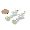 Heart & Teardrop Dangle Earrings for Women EJEW-JE05303-2