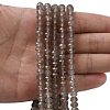 Natural Grey Agate Bead Strands G-D344-A19-03-2
