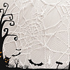 Polyester Spider Web Lace Fabric DIY-WH20049-44C-4