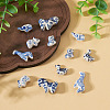 12Pcs 6 Styles Handmade Porcelain Beads PORC-TA0001-68-6
