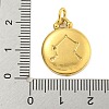 304 Stainless Steel Pendants Rhinestone Settings LS-STAS-O009-01G-G-3
