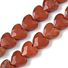 Natural Red Jasper Beads Strands G-D316-B14-2