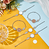5Pcs Zinc Alloy Heat Transfer Blank Link Bracelet Making FIND-UN0010-24-2