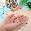 500Pcs 5 Colors Opaque Acrylic Beads OACR-TA0003-87-5