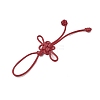 Nylon Thread Chinese Knot Pendant Decorations HJEW-JM02498-01-4