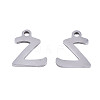 Non-Tarnish 201 Stainless Steel Charms STAS-T044-217P-Z-2