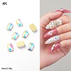 Glass Rhinestone Nail Art Decoration Accessories MRMJ-S035-04K-2